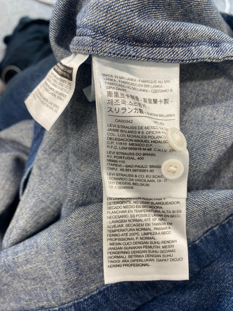 Fabulous Levi's Denim dress UK M Blue summer TM002