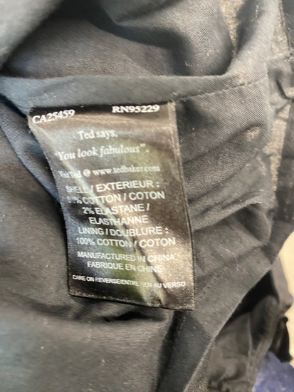 Fabulous Ted Baker mini Dress UK10-12 Black Formal or party CD434