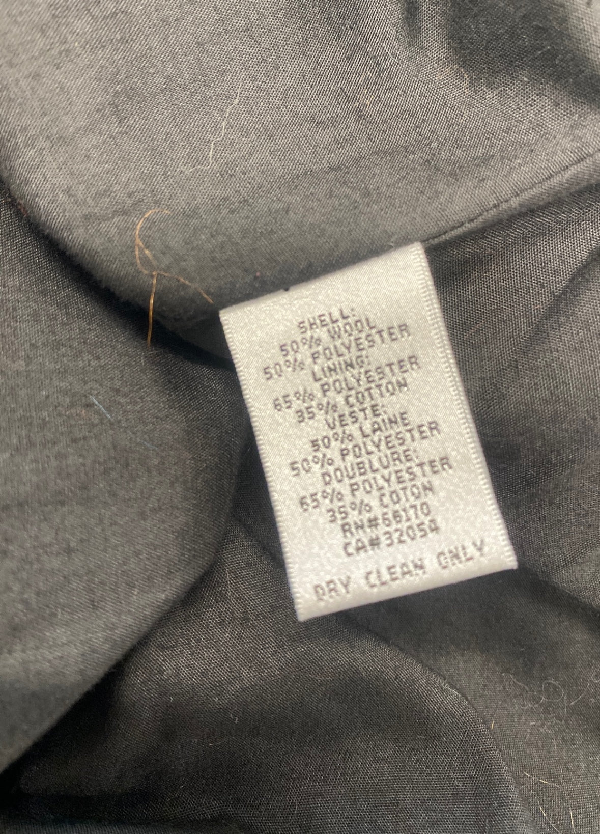 Fabulous Samantha pleet Dress UK M Black wool button up CD434