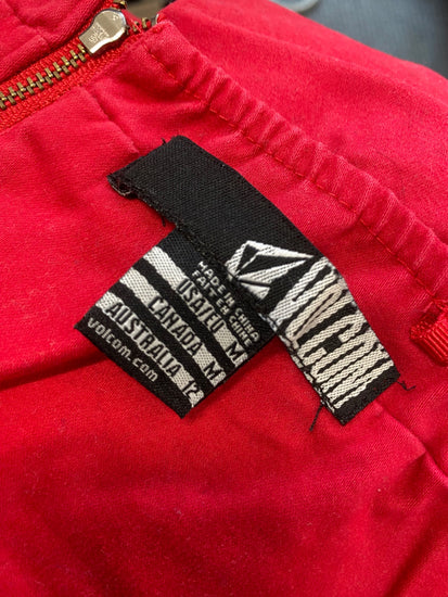 Fabulous Volcom Dress UK M Red bandeau mini y2k CD434
