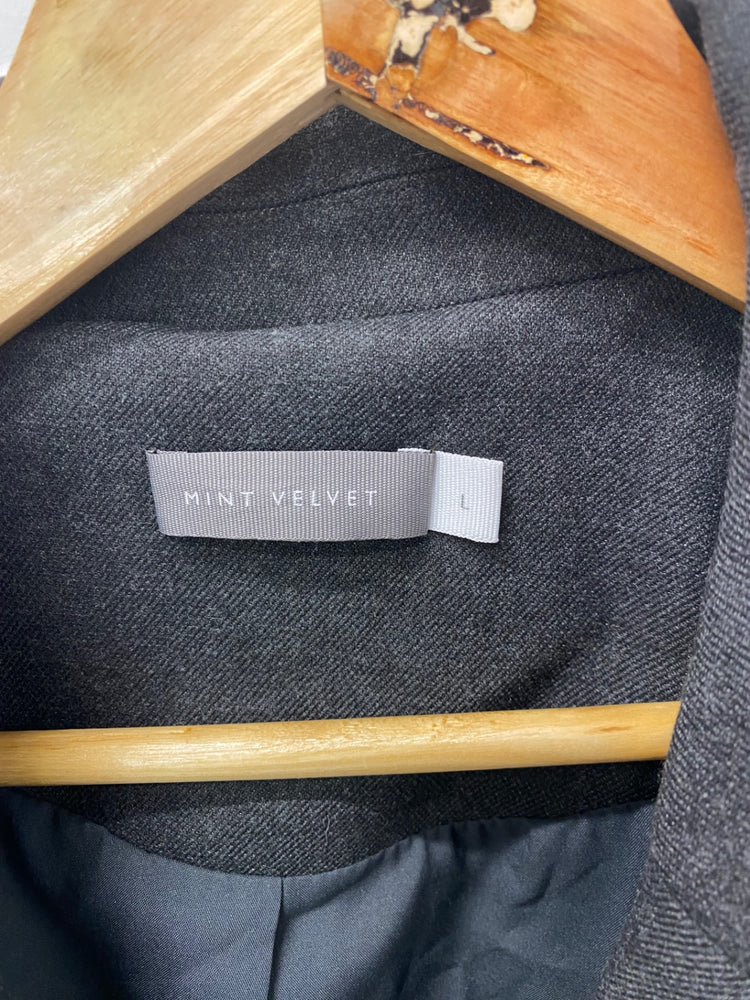 Fabulous Mint Velvet oversized Blazer UkL Dark Grey LB010