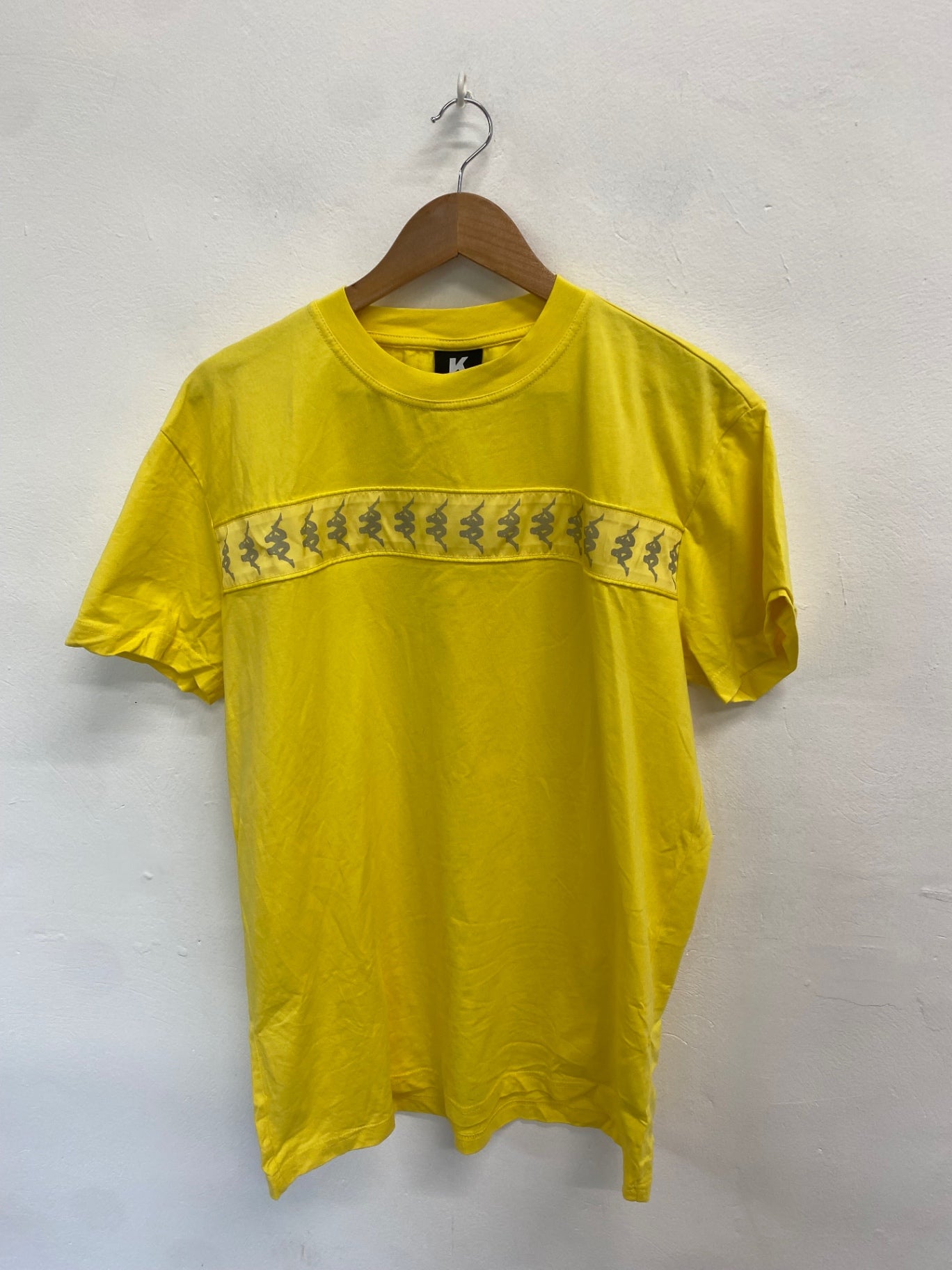 Classic Kappa T-Shirt UK XL Yellow men’s ML435