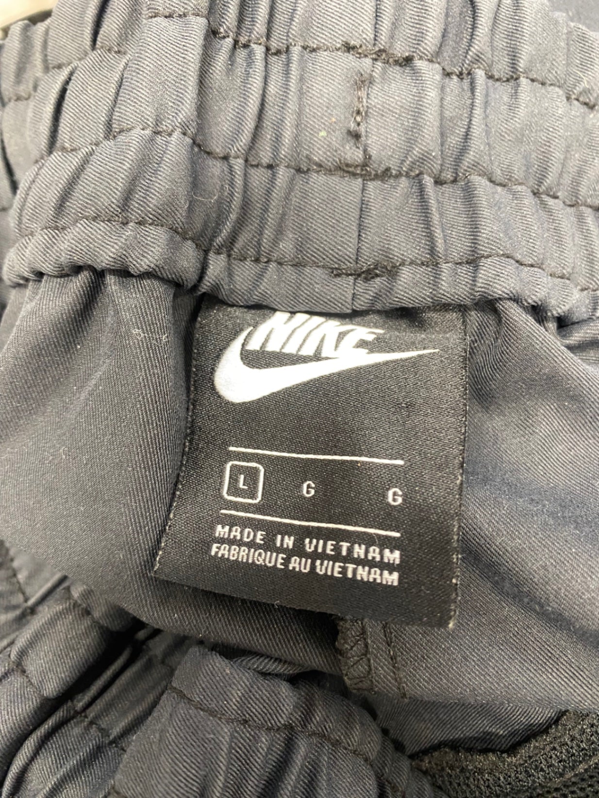 Fabulous Nike Harem trousers UK L Black rave style PJ001