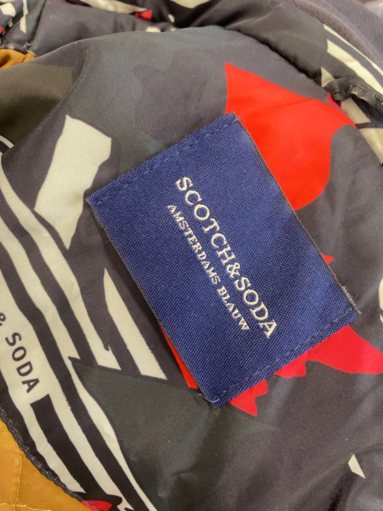 Fabulous Scotch & Soda Puffer Jacket UK XL multicolor ML435