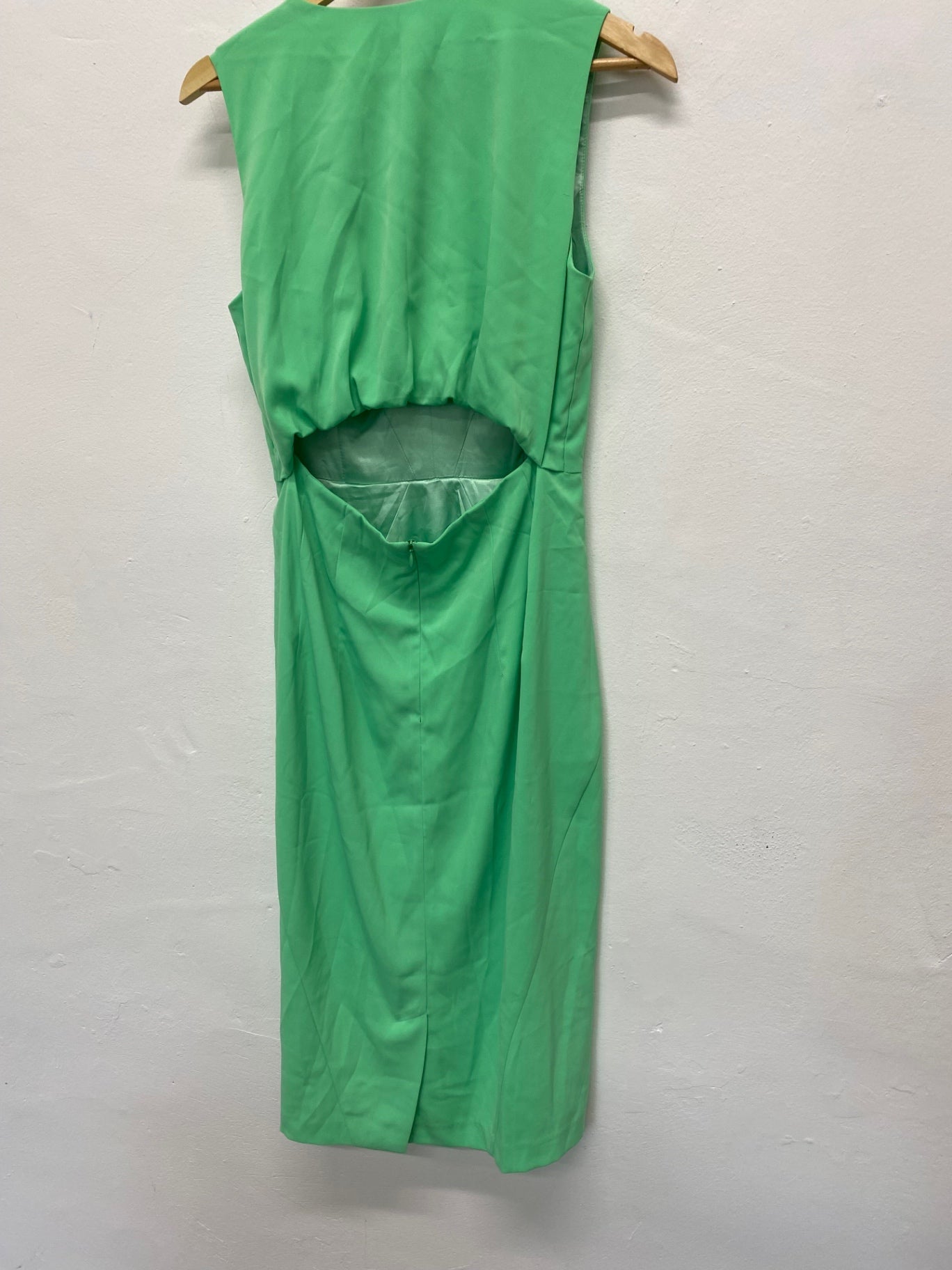 Fabulous Sheike mint loop Midi Dress UK10 Green NM001