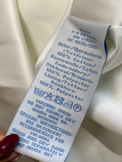 Fabulous Boden Skirt UK10 Yellow and White floral PM002