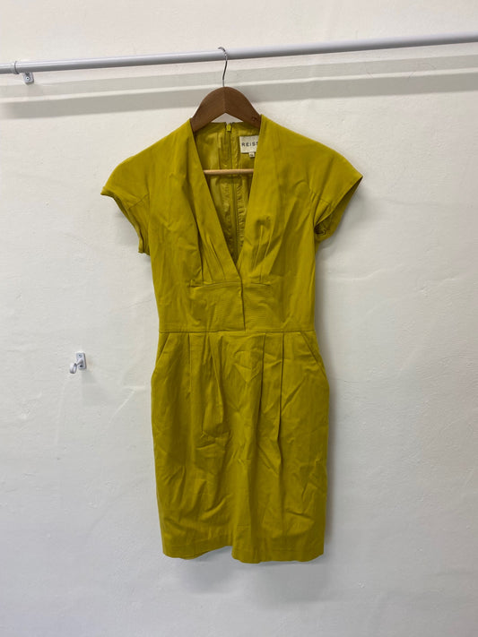 Fabulous REISS occasion event Dress Uk8 Yellow  SN005