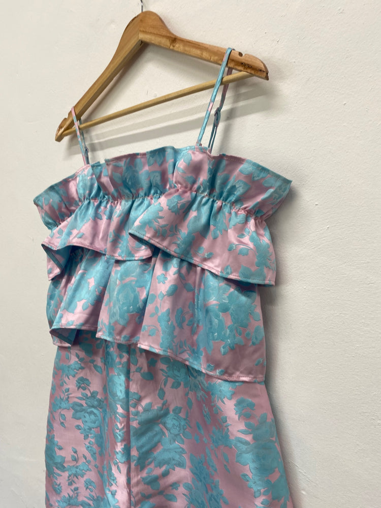 Fabulous ASOS Occasion Jumpsuit UK12 Pink & Blue Stunning AR001