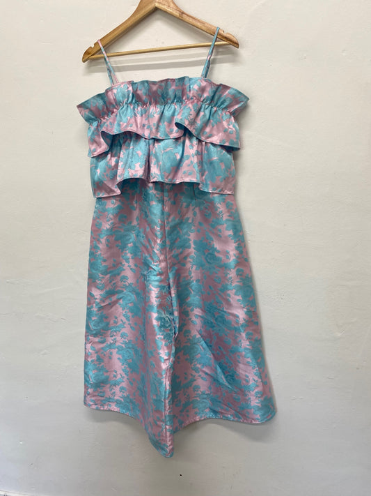 Fabulous ASOS Occasion Jumpsuit UK12 Pink & Blue Stunning AR001