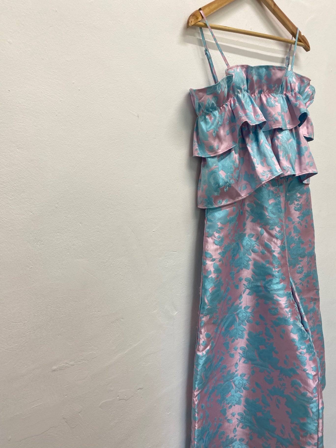 Fabulous ASOS Occasion Jumpsuit UK12 Pink & Blue Stunning AR001