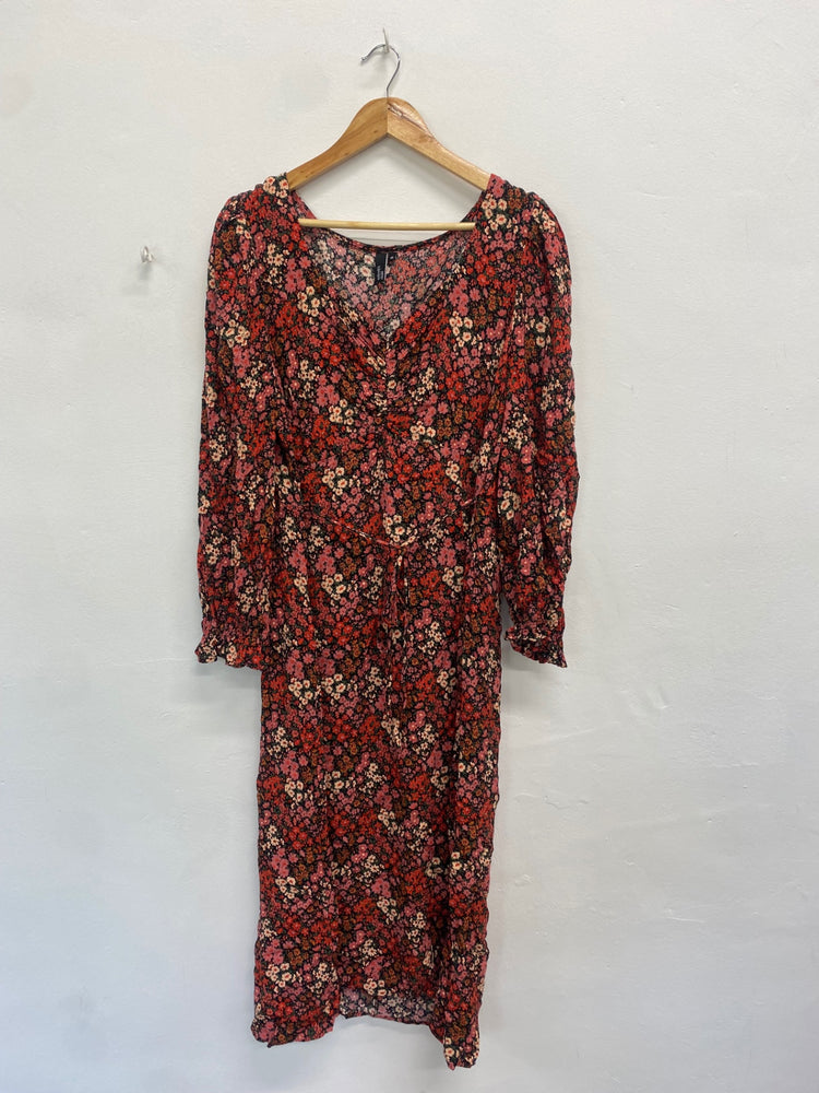 Fabulous Nobody’s child Dress UK18 Multicolor pink tie waist NKS01