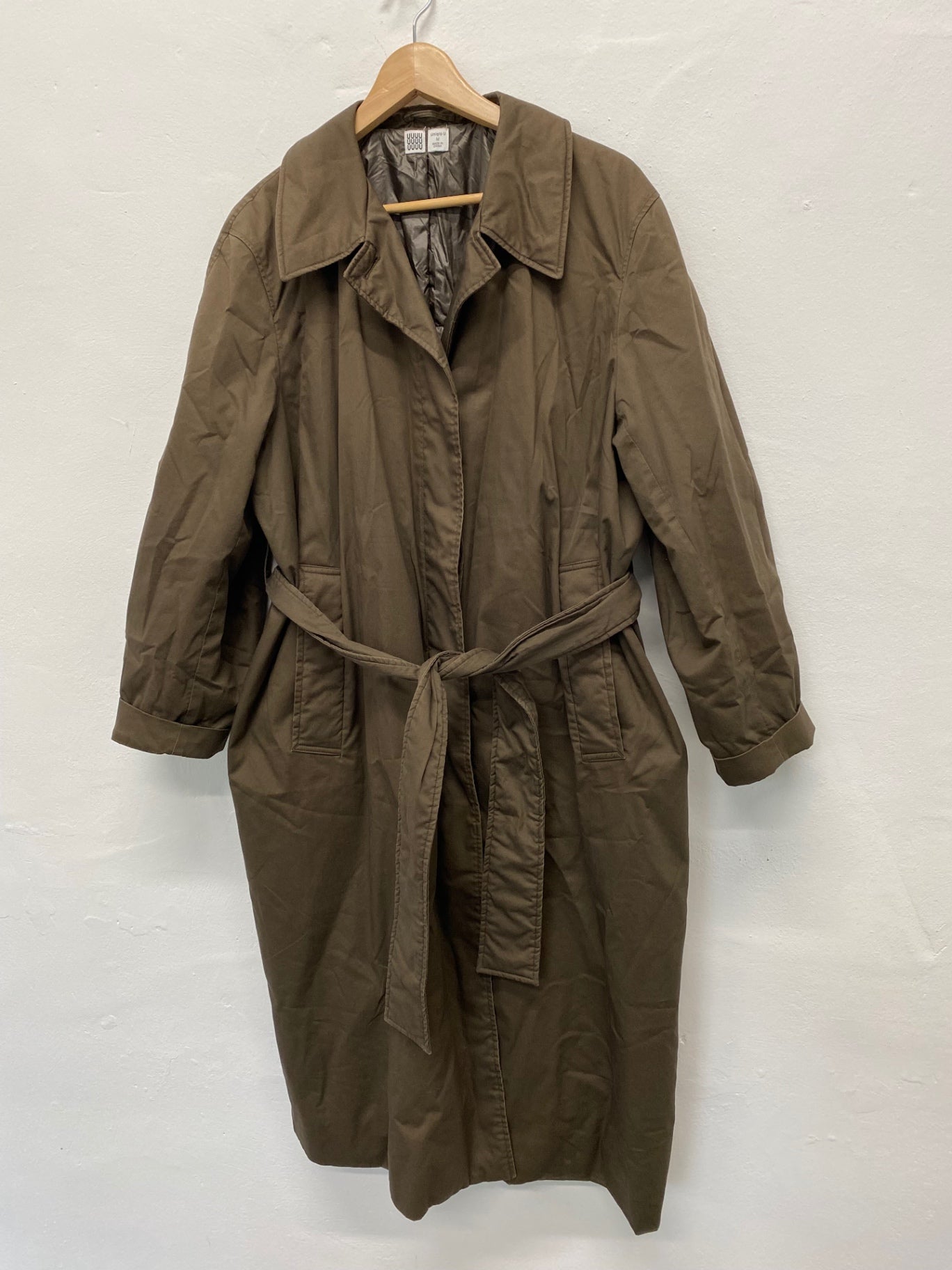 Fabulous UNIQLO U oversized Trench Coat UkM Brown KB001