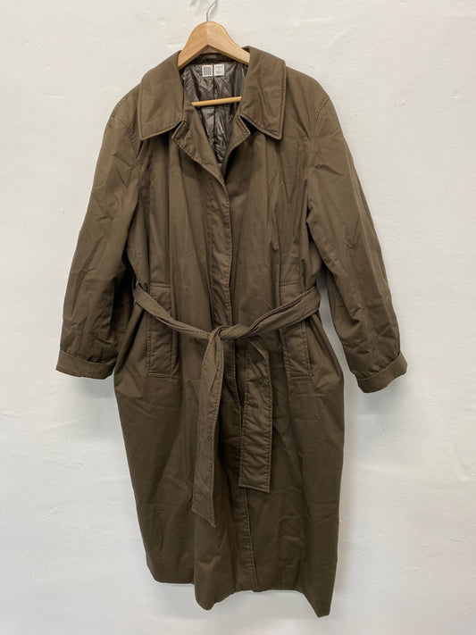 Fabulous UNIQLO U oversized Trench Coat UkM Brown KB001