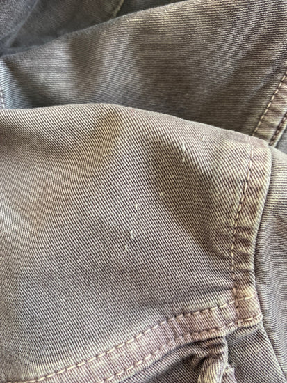 Fabulous Kookai Purple Wash Distress Look Denim Jacket UK8 KB001