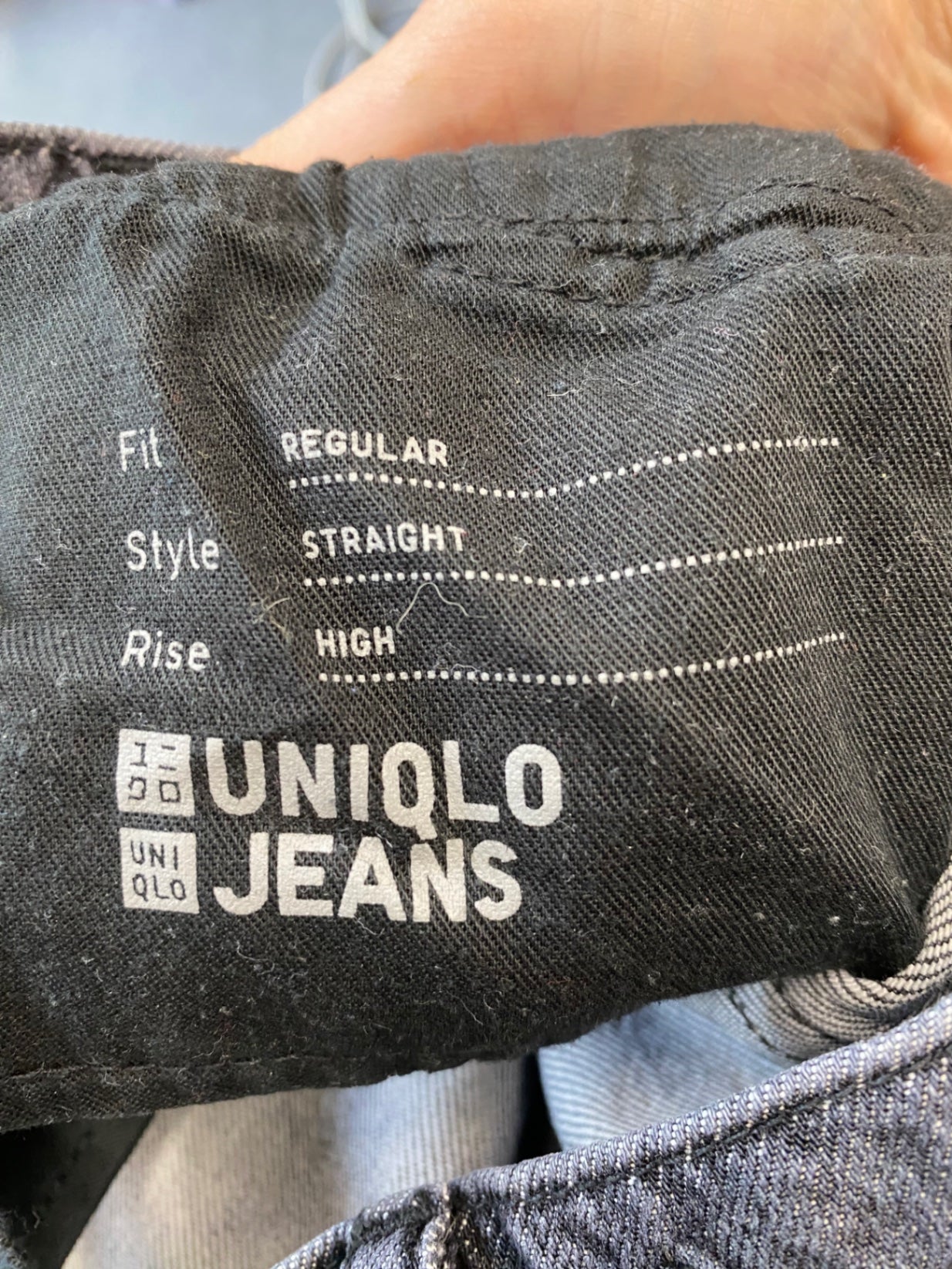 Fabulous Uniqlo straight high rise  Jeans W28” L27” grey wash KB001