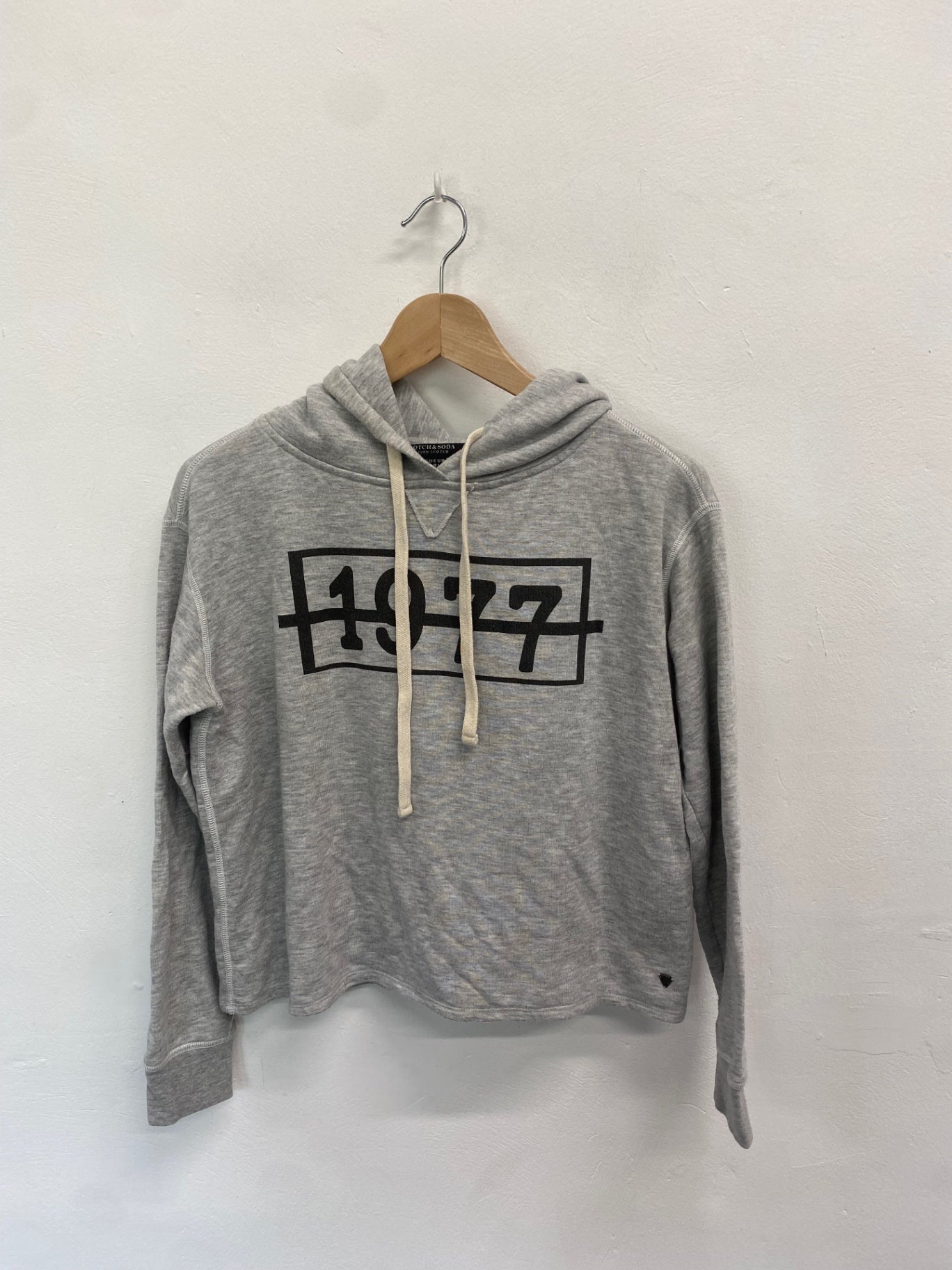 Fabulous Scotch & Soda Hoodie UK S Grey petite KB001