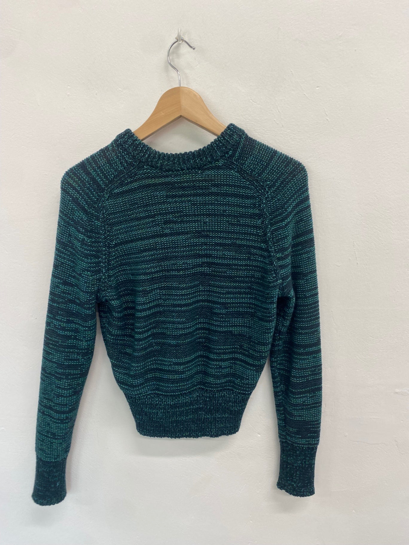 Fabulous Uniqlo U Sweater knit UK XS Dark Green KB001