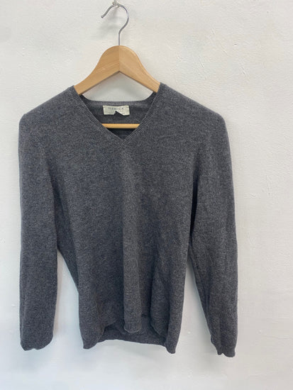 Fabulous Hawick Cashmere Sweater UK S Grey KB001