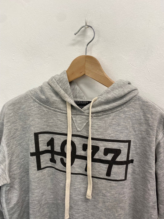 Fabulous Scotch & Soda Hoodie UK S Grey petite KB001