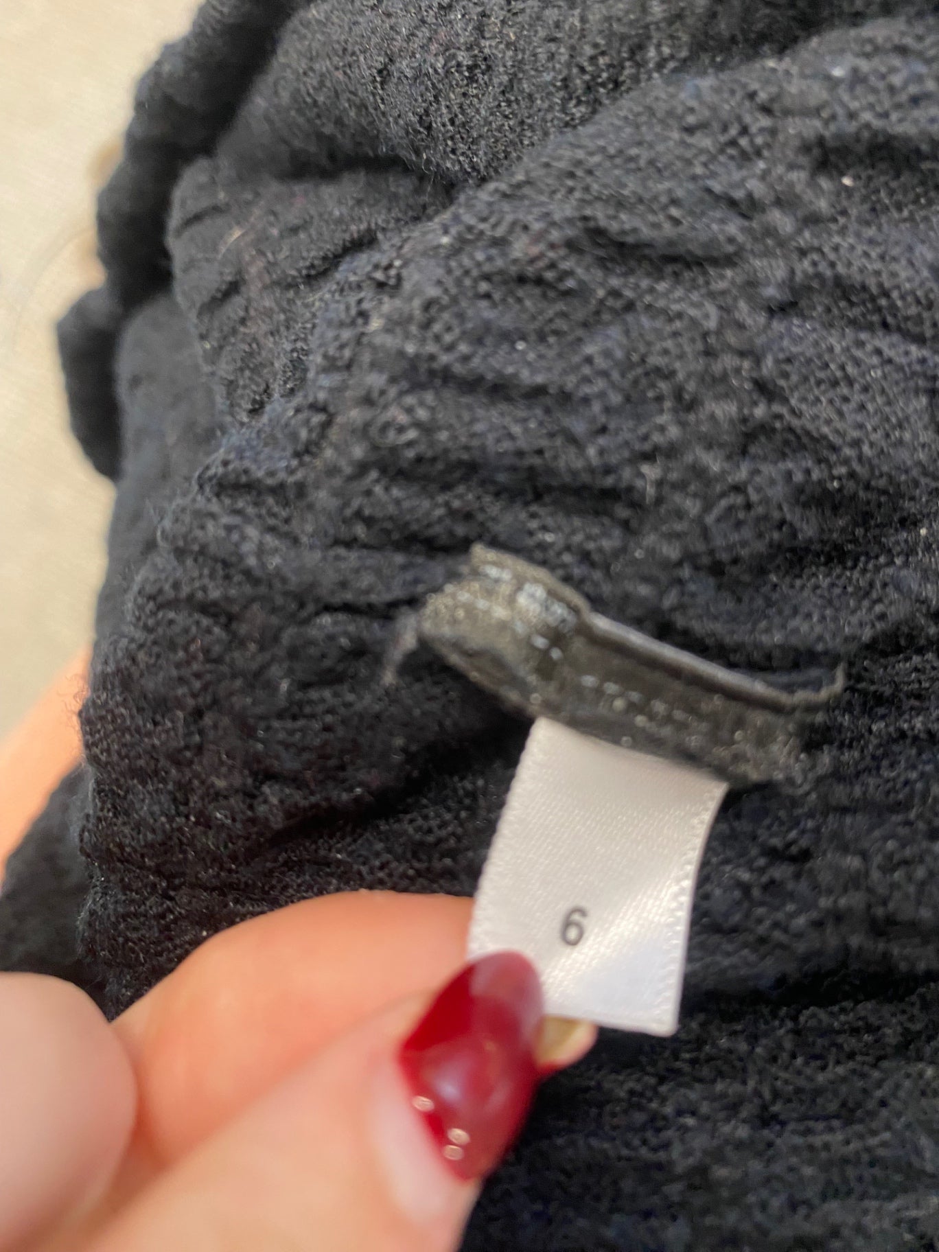 Fabulous Uniqlo Long sleeve top UK S Black KB001