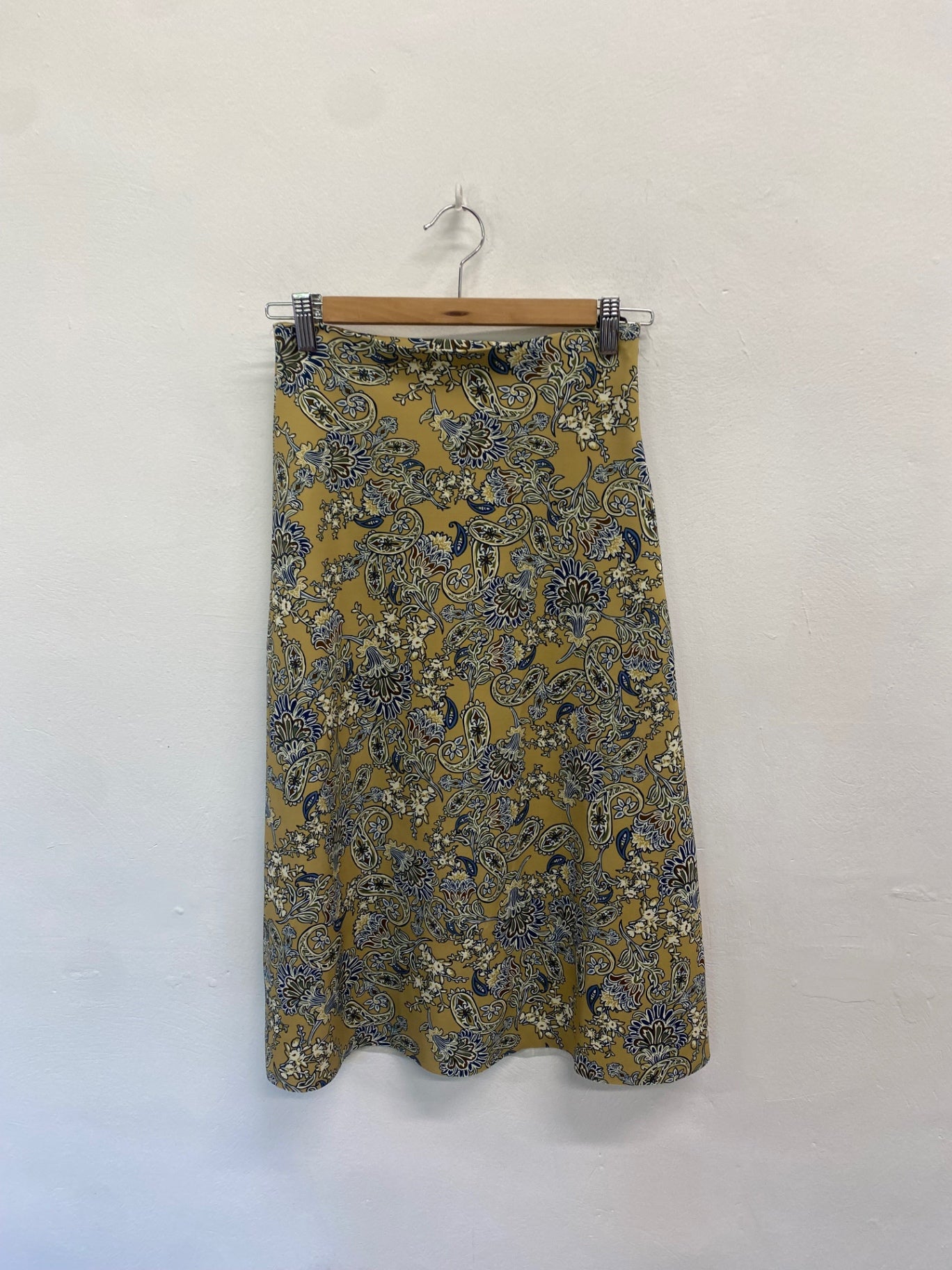 Fabulous Guardaroba Skirt UK XS Lime paisley KB001