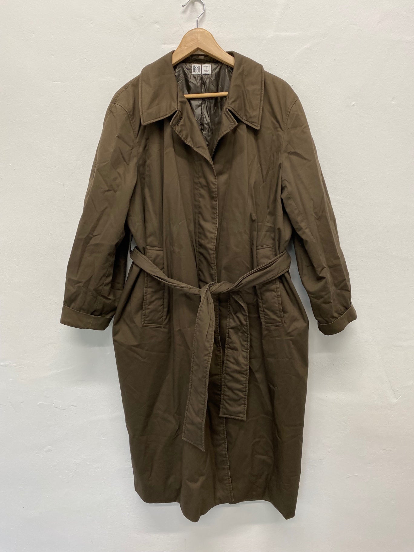 Fabulous UNIQLO U oversized Trench Coat UkM Brown KB001