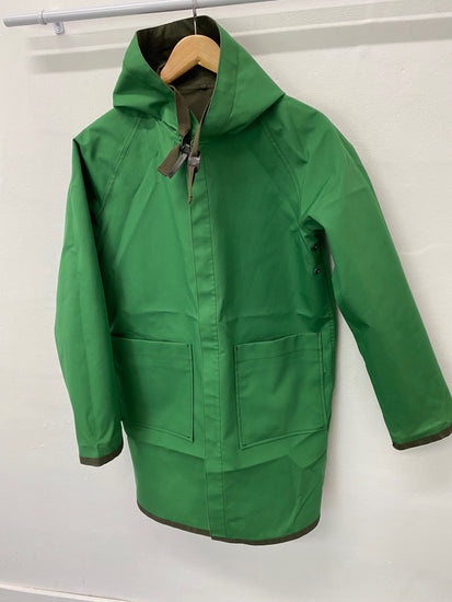 Fabulous Uniqlo x JW Anderson reversible Mens Raincoat UK M Green & khaki KB001
