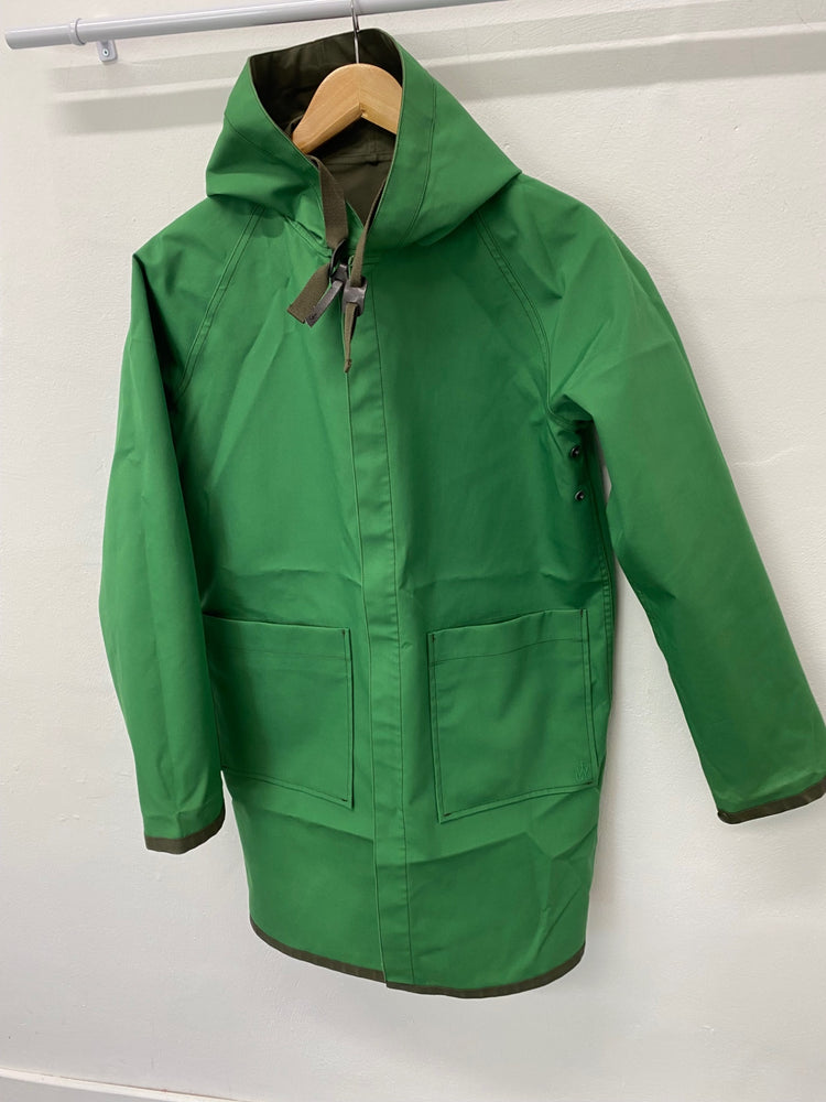 Fabulous Uniqlo x JW Anderson reversible Mens Raincoat UK M Green & khaki KB001