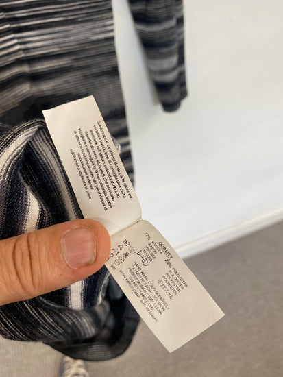 Fabulous SPORT MISSONI Dress UK8-10 Black and white KB001