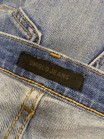 Fabulous Uniqlo Jeans W27” Blue casual straight high KB001