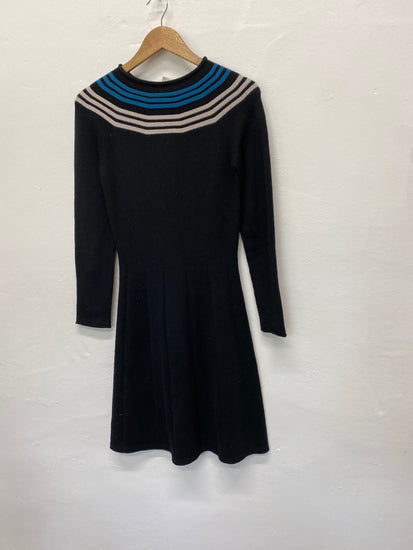 Fabulous Agnes B merino wool Dress UKS Black KB001