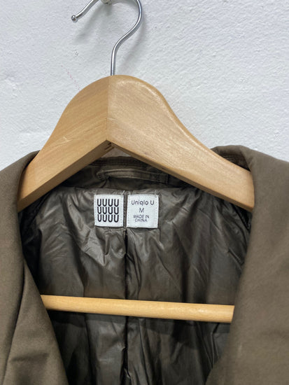 Fabulous UNIQLO U oversized Trench Coat UkM Brown KB001
