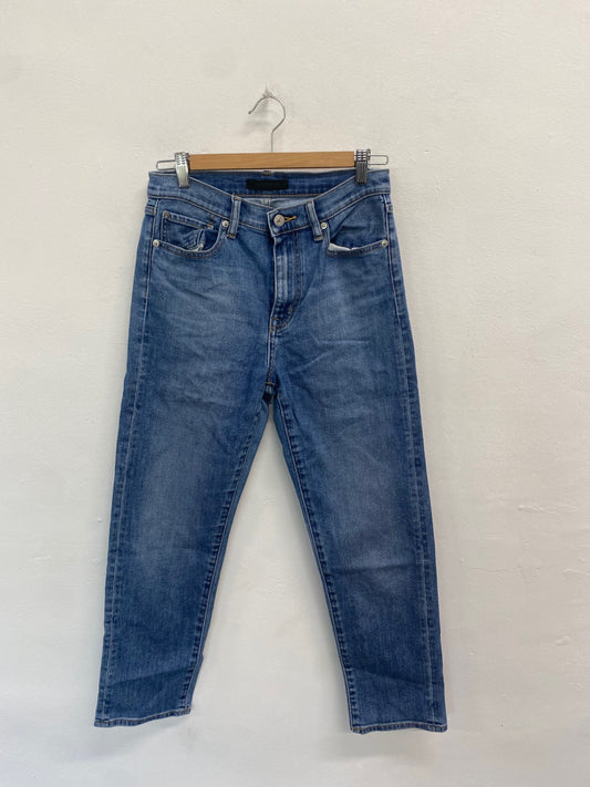Fabulous Uniqlo Jeans W27” Blue casual straight high KB001