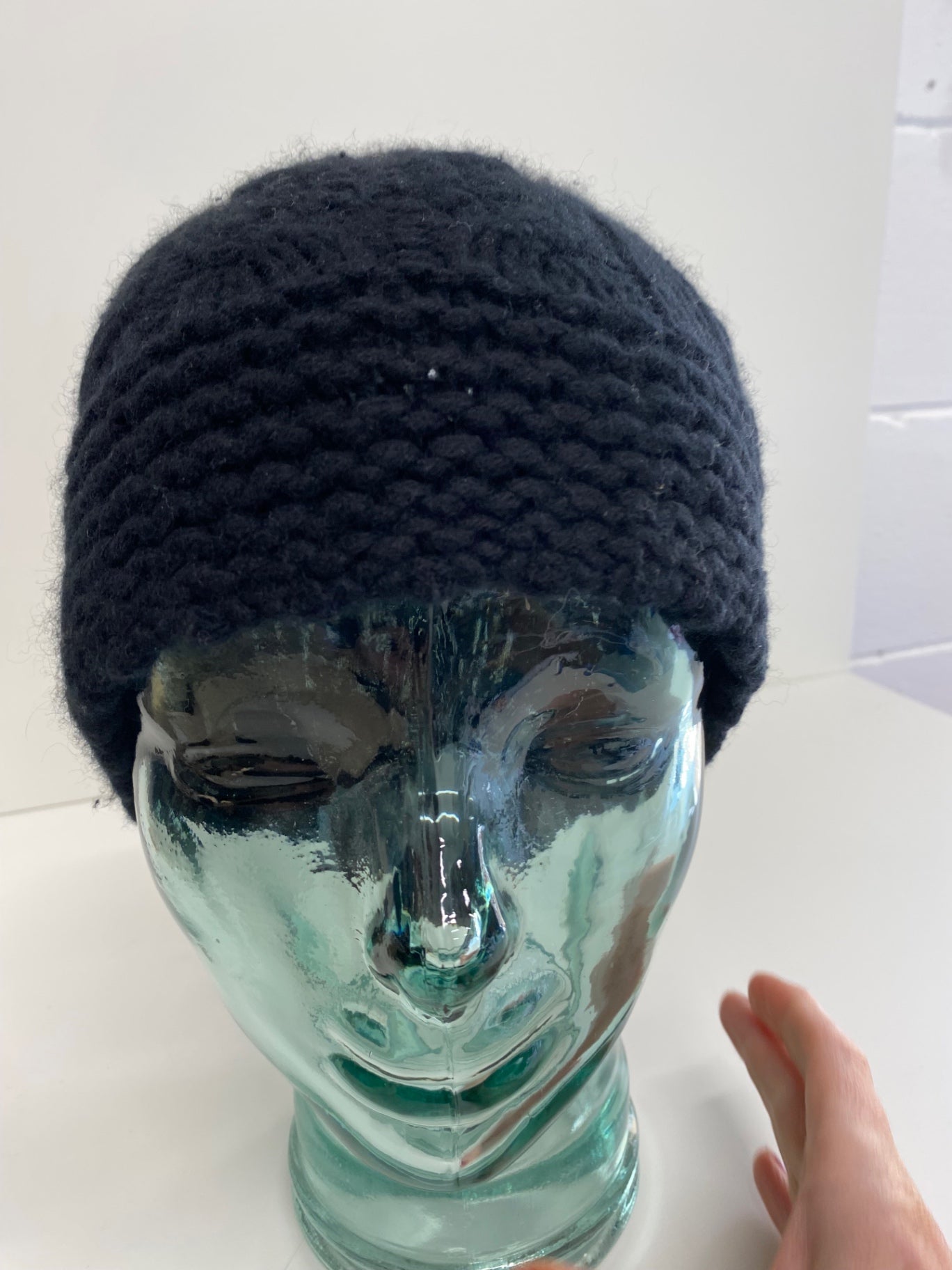 Fabulous Pringle of scotland cashmere beanie Hat One size Black KB001