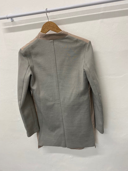 Fabulous PRINGLE Scotland smart midi coat  UK10 Beige & Grey KB001