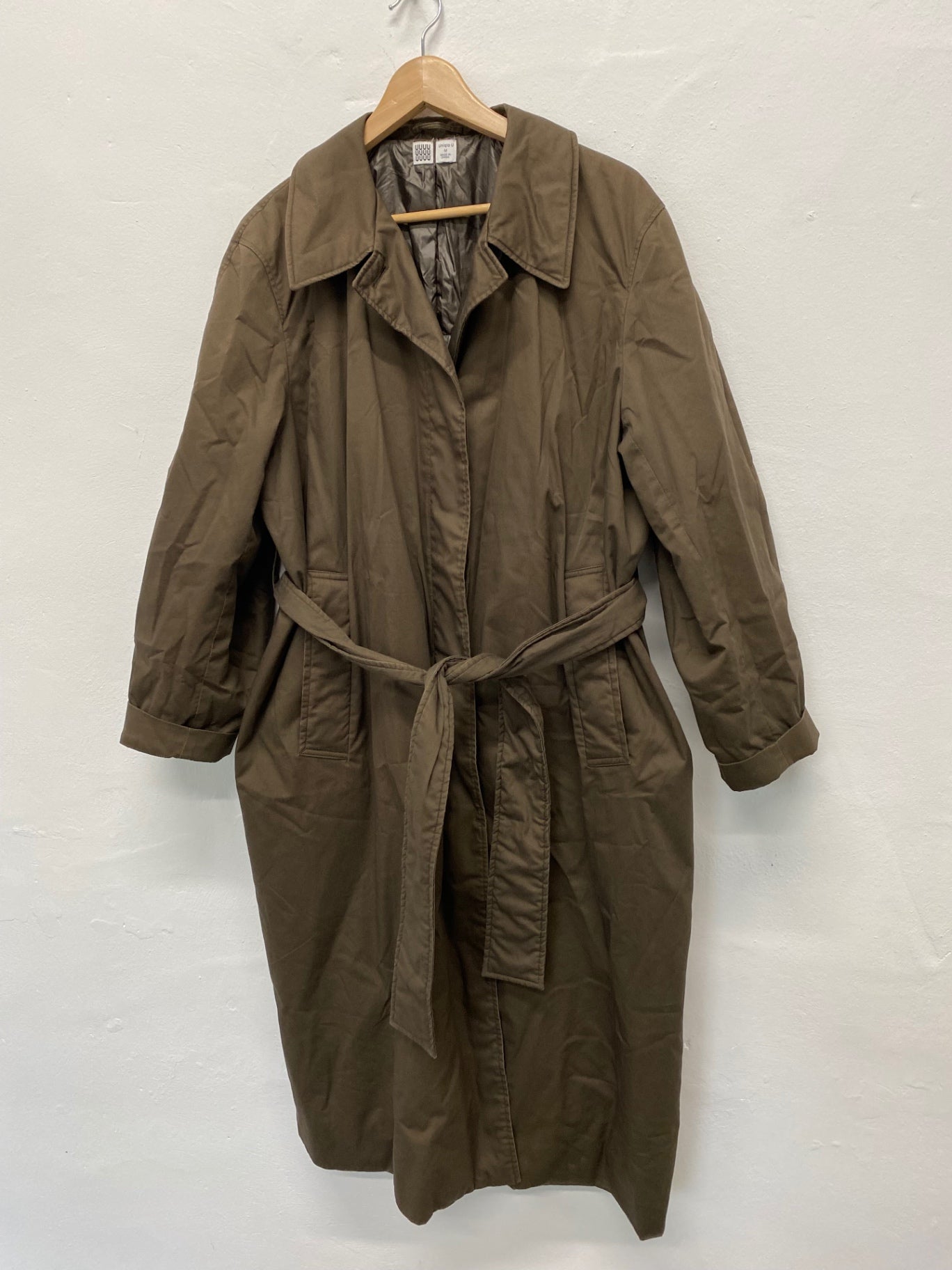 Fabulous UNIQLO U oversized Trench Coat UkM Brown KB001
