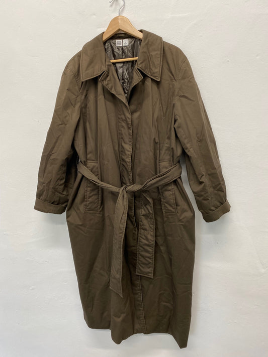 Fabulous UNIQLO U oversized Trench Coat UkM Brown KB001