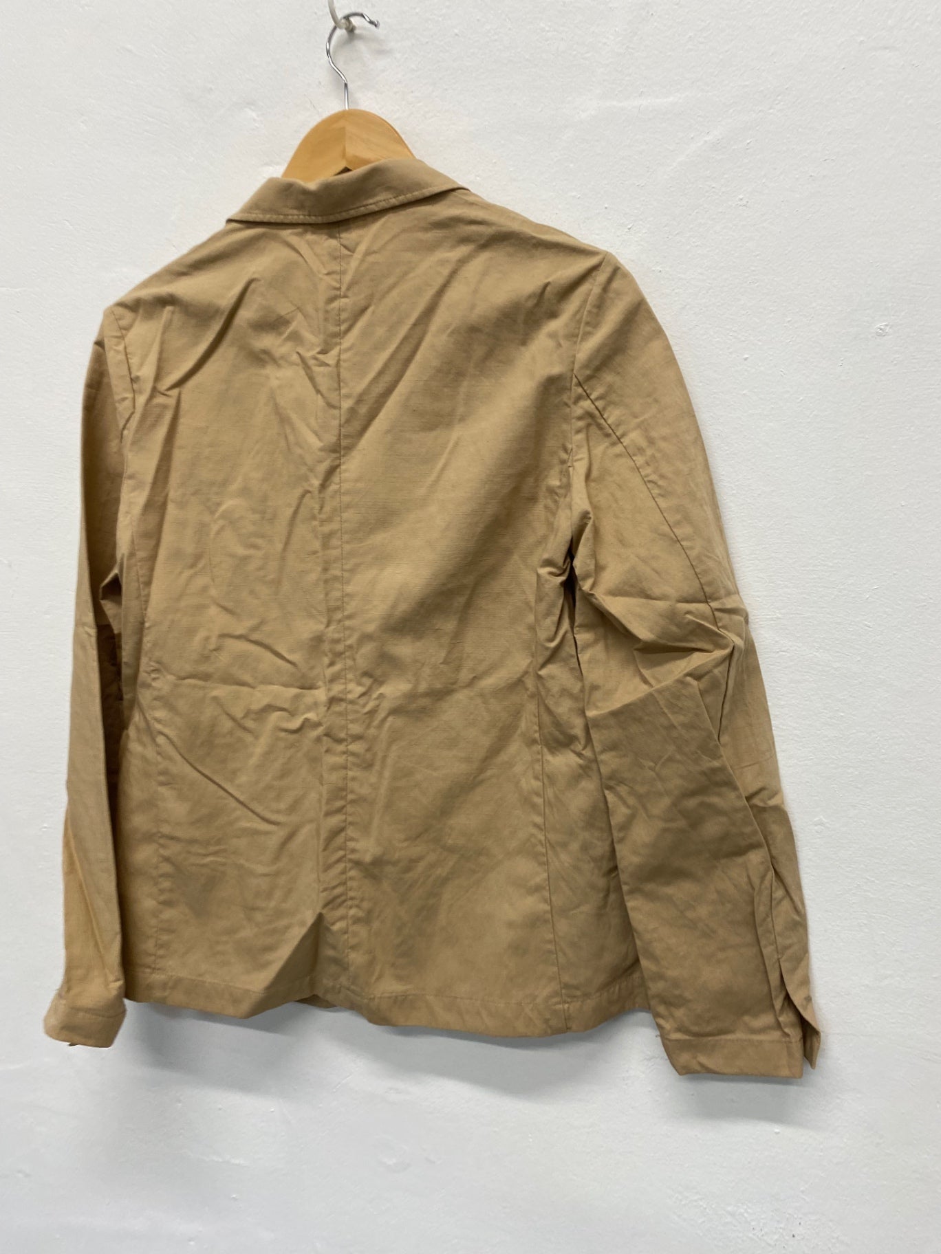 Fabulous Uniqlo linen oversized Blazer UK S Beige Classic KB001