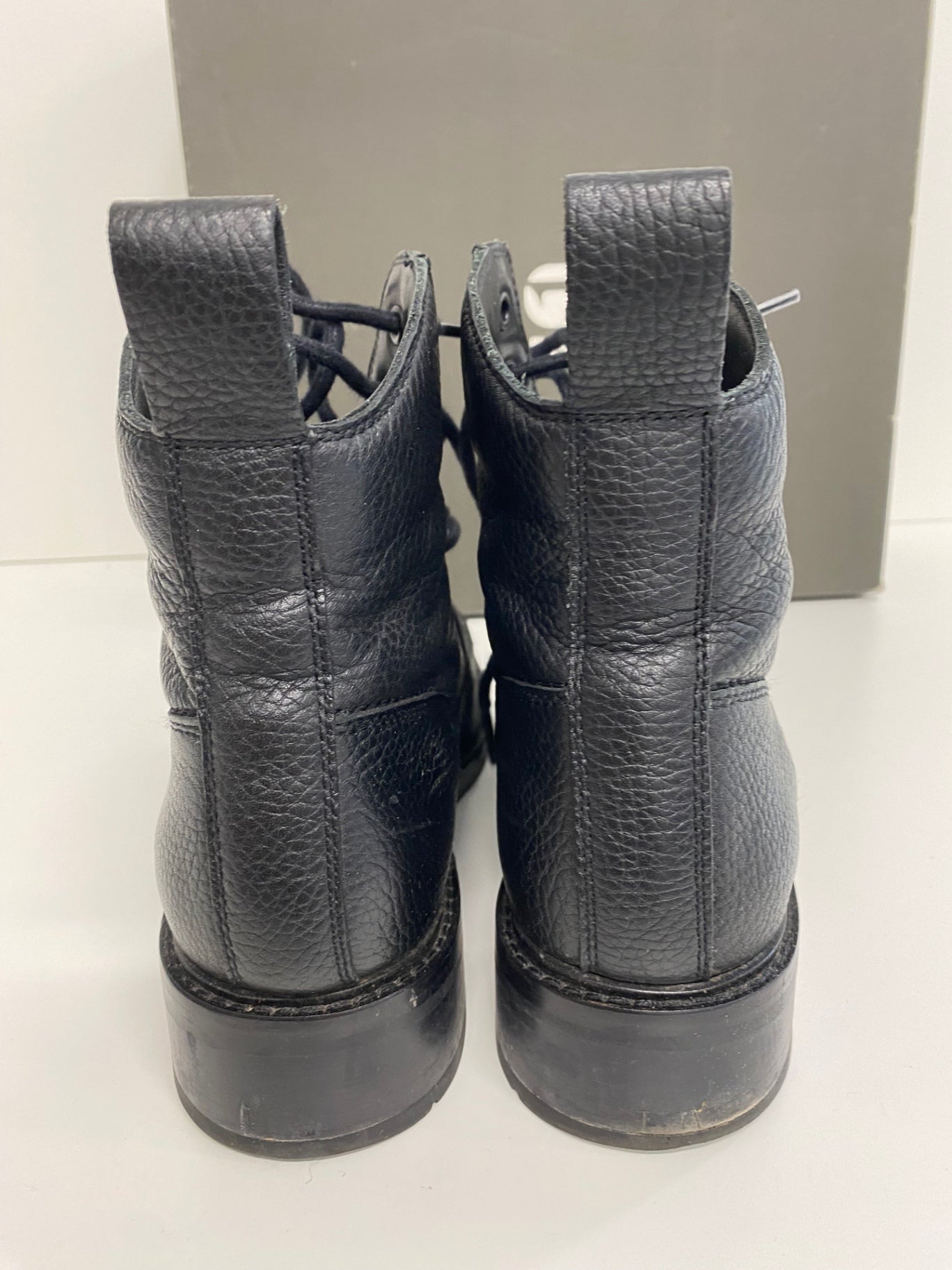 Fabulous G Star Roofer biker leather Boots UK5 Black KB001