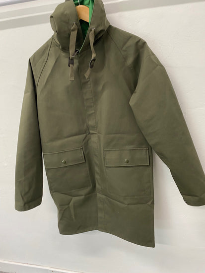 Fabulous Uniqlo x JW Anderson reversible Mens Raincoat UK M Green & khaki KB001
