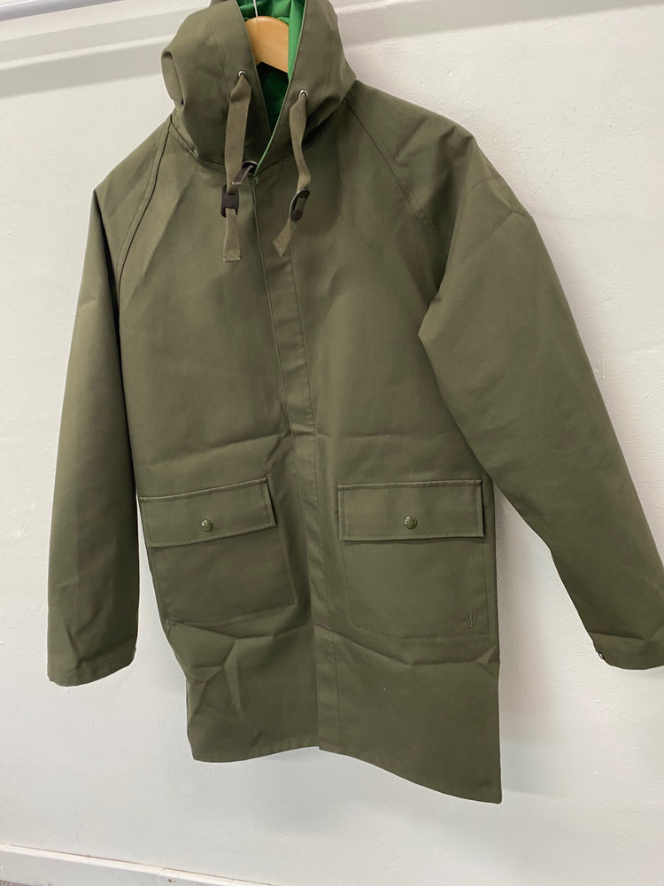 Fabulous Uniqlo x JW Anderson reversible Mens Raincoat UK M Green & khaki KB001