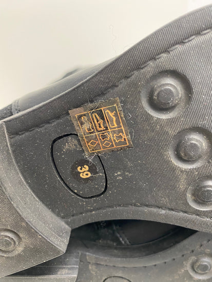 Fabulous KMB over the knee leather  Boots UK6 Black Flat classics KB001