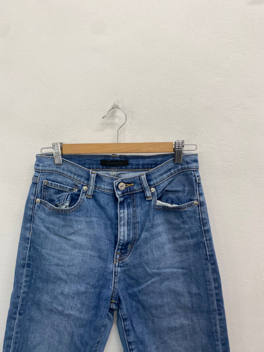 Fabulous Uniqlo Jeans W27” Blue casual straight high KB001