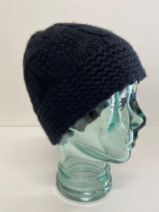 Fabulous Pringle of scotland cashmere beanie Hat One size Black KB001