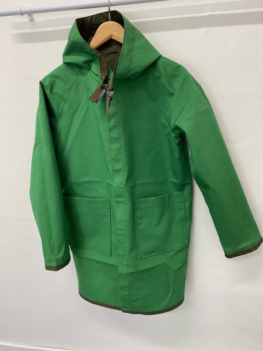 Fabulous Uniqlo x JW Anderson reversible Mens Raincoat UK M Green & khaki KB001