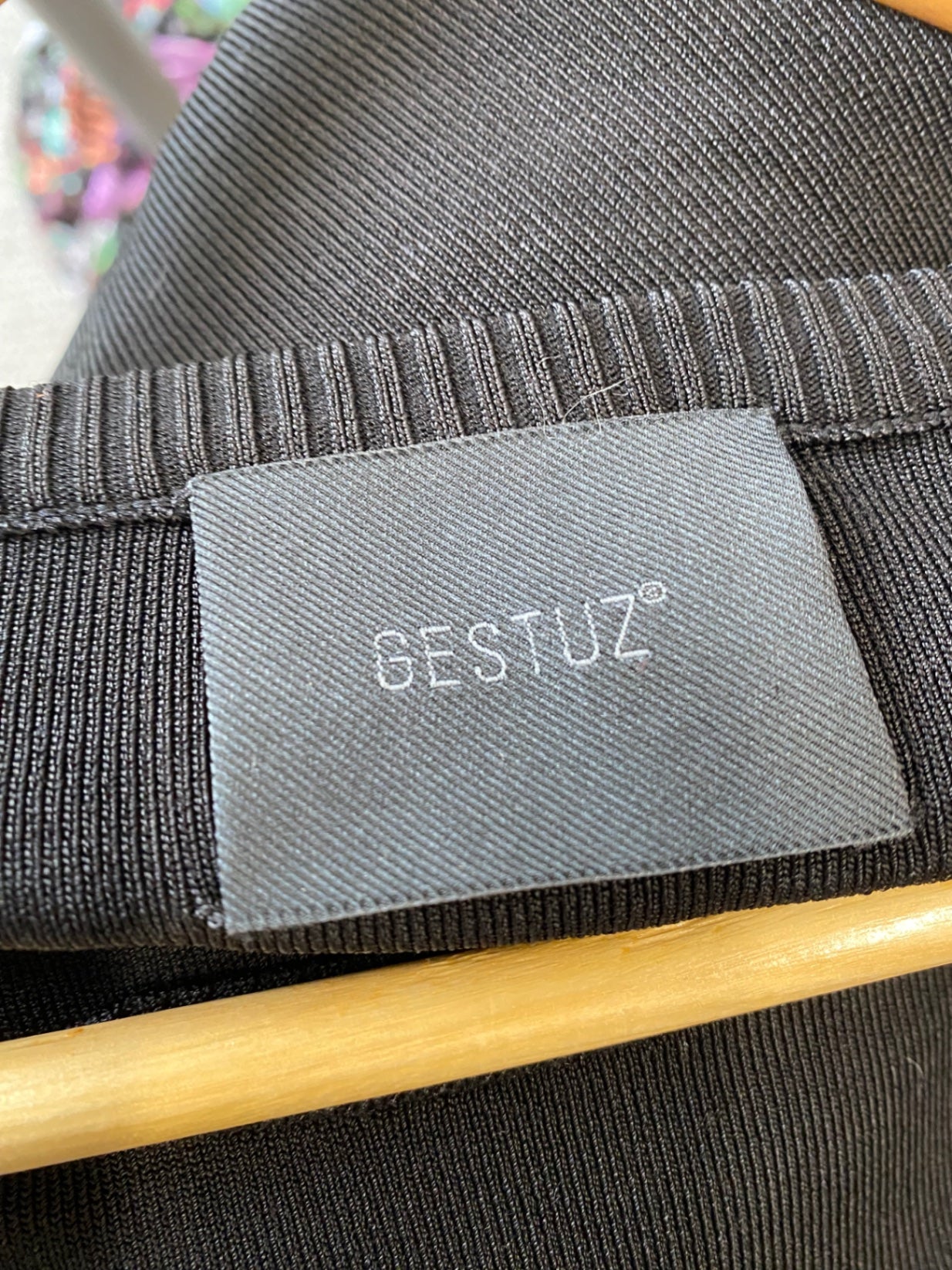 Fabulous GESTUZ Y2K rock Dress UKS Black with ironwork BT001