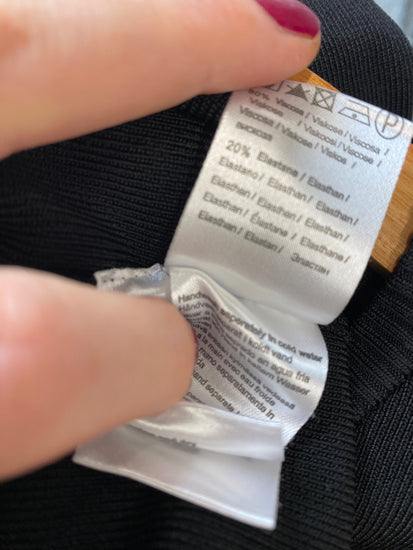 Fabulous GESTUZ Y2K rock Dress UKS Black with ironwork BT001