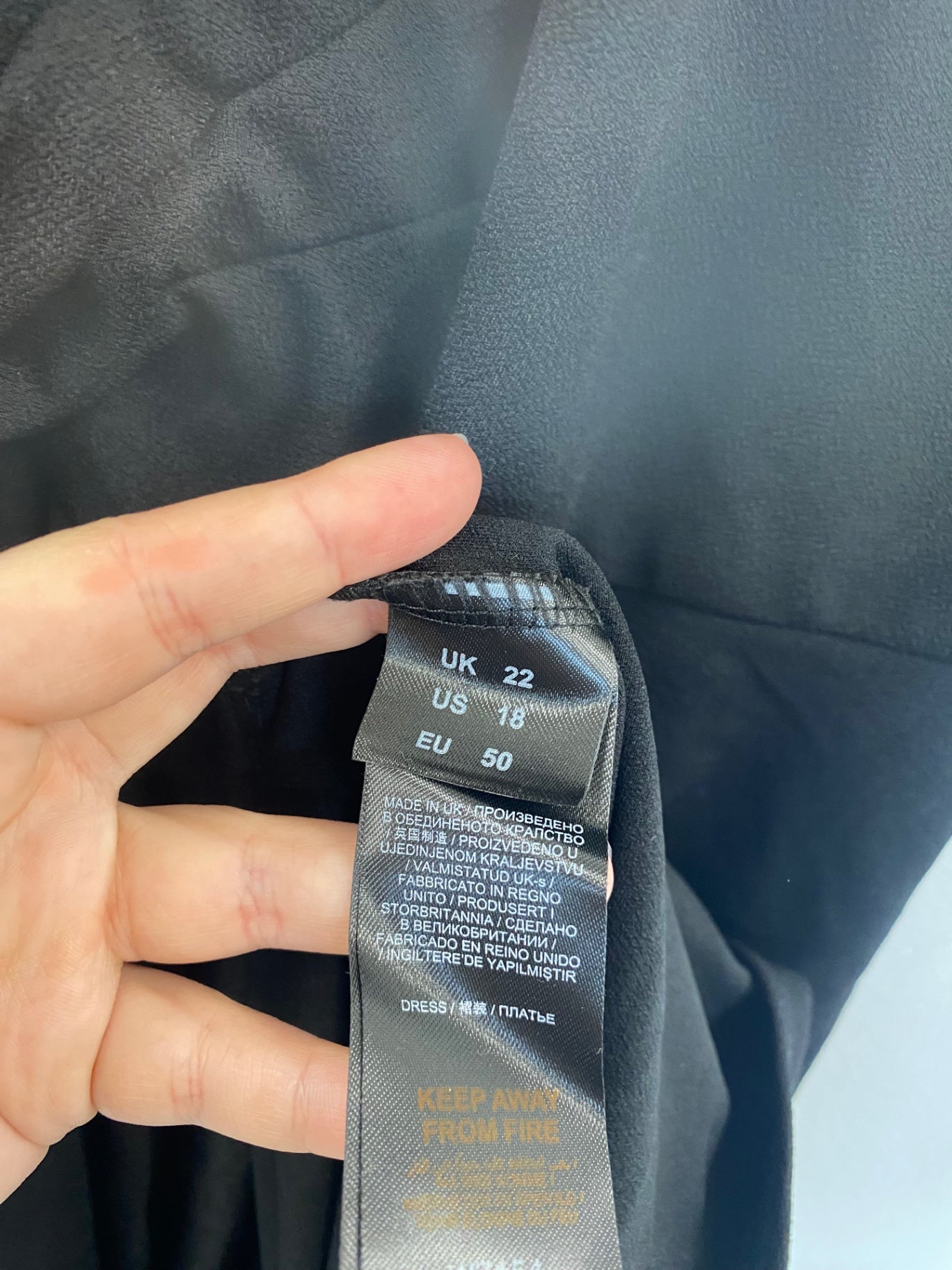 Fabulous Simply Be Black Tie Detail Midaxi Dress UK22 LK006