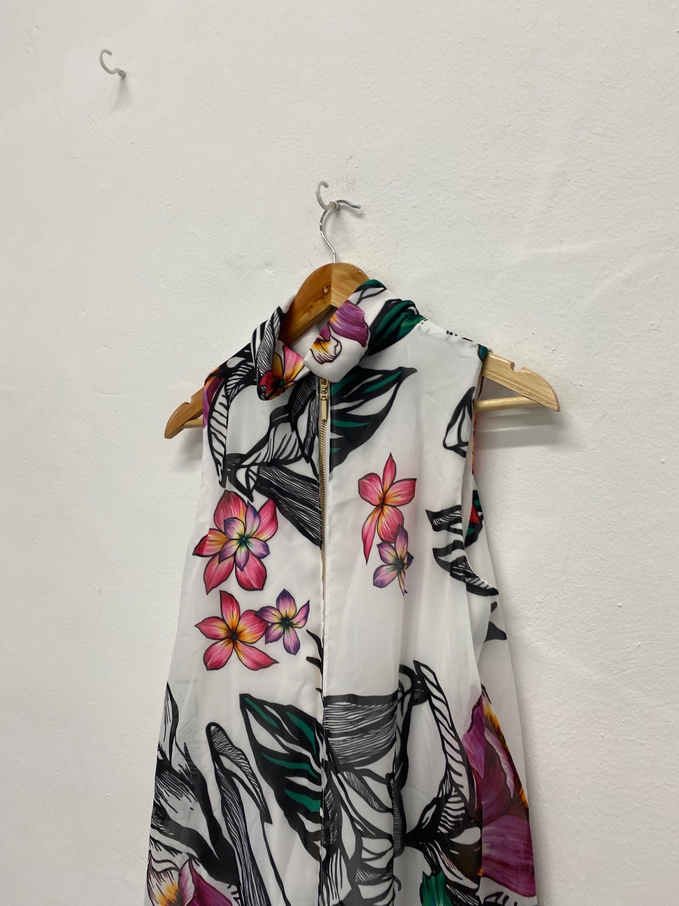 Fabulous Joseph Ribkoff floral floaty occasion Dress UK10 White New KM004