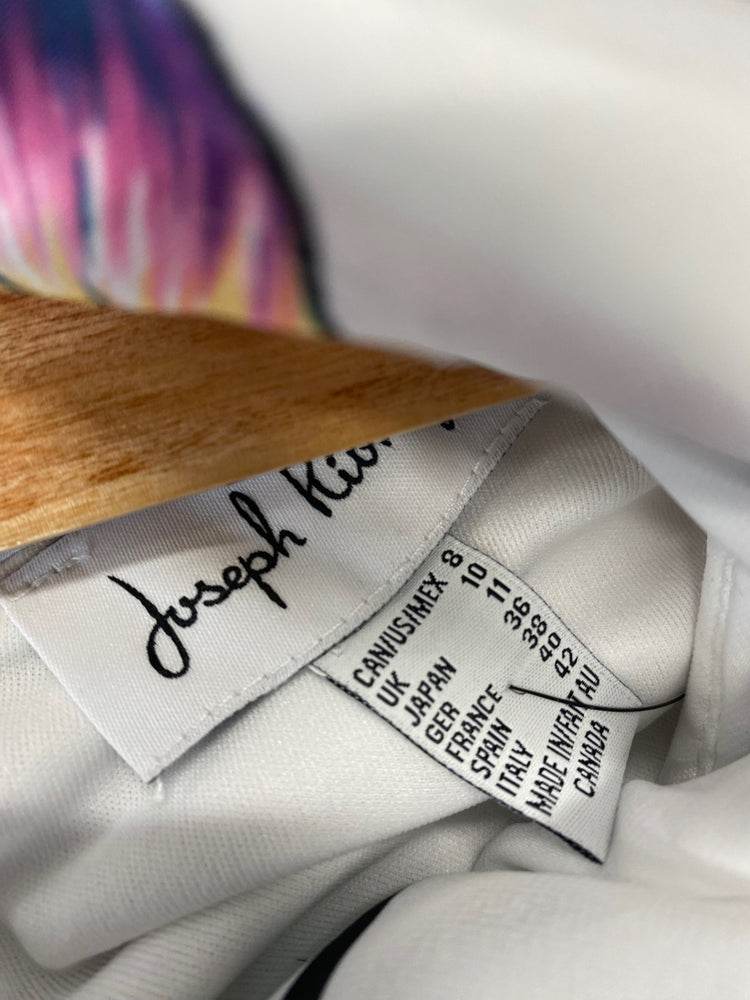 Fabulous Joseph Ribkoff floral floaty occasion Dress UK10 White New KM004